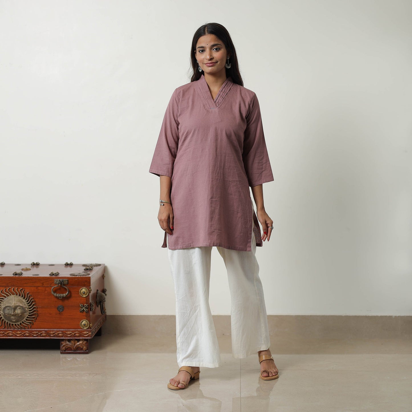 Designer Plain Kurta for Women
