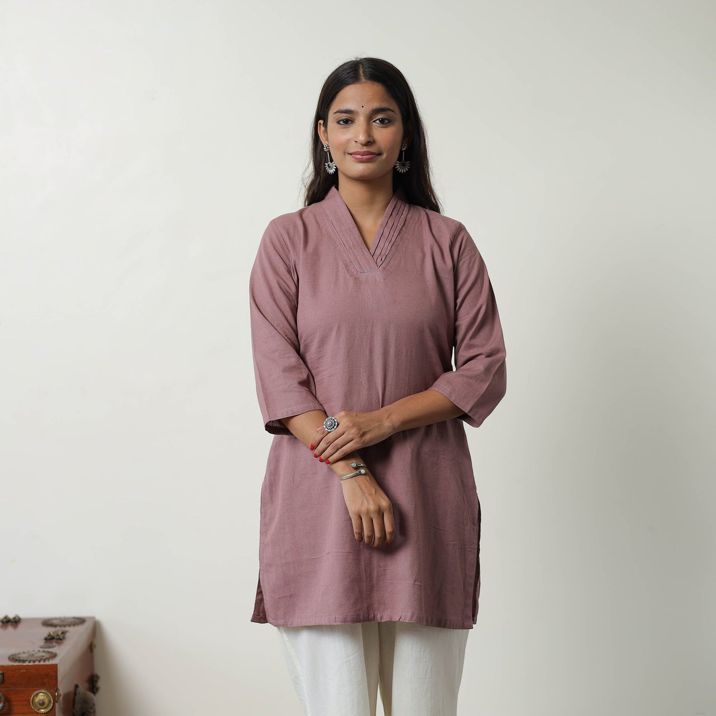 Designer Plain Kurta for Women