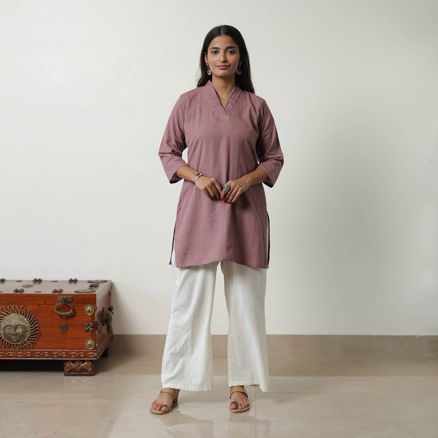 Designer Plain Kurta for Women
