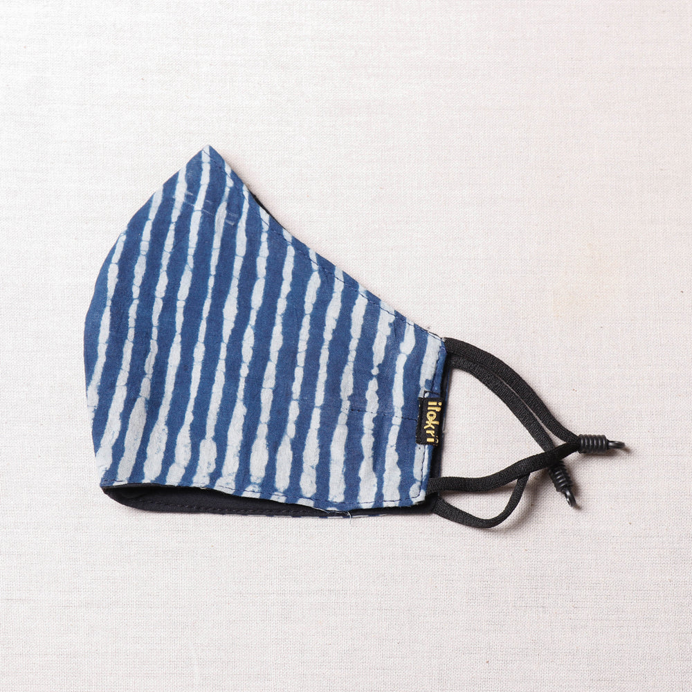 Kalamkari Block Print Cotton 3 Layer Snug Fit Face Cover