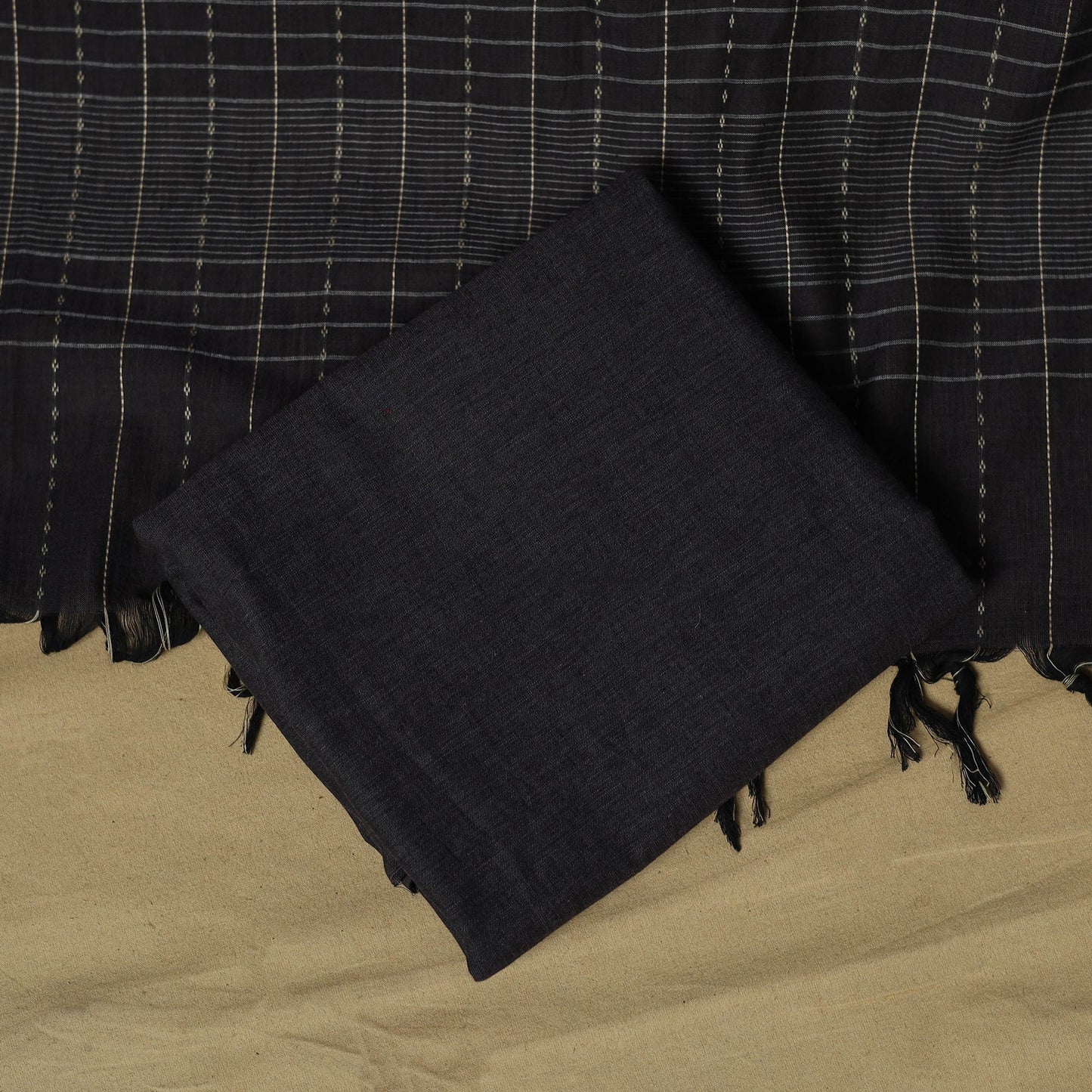 Jacquard cotton 3pc unstitched dress material 85