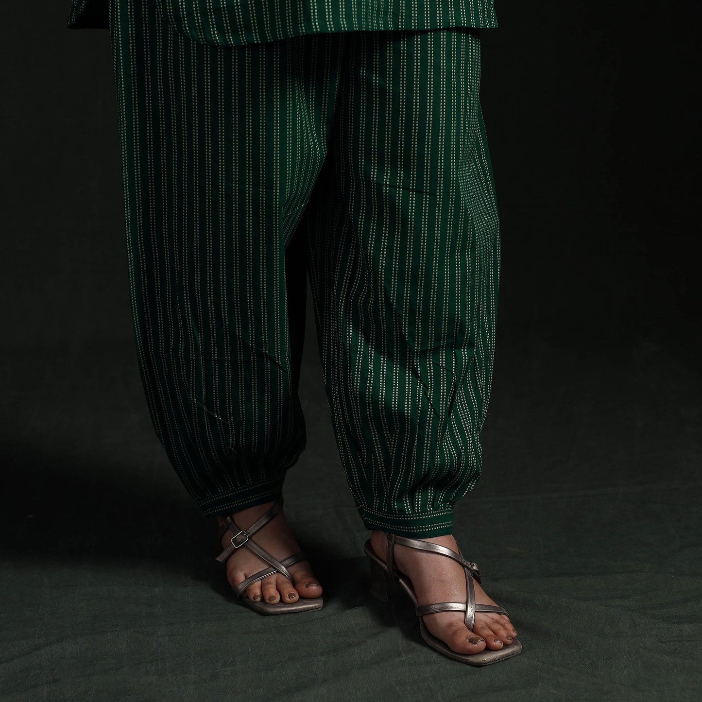 Jacquard cotton co-ord set for women 08 - handcrafted