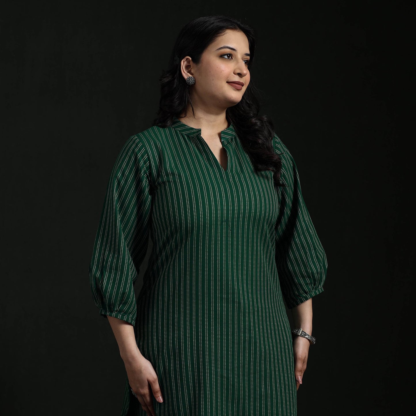 Jacquard cotton co-ord set for women 08 - handcrafted