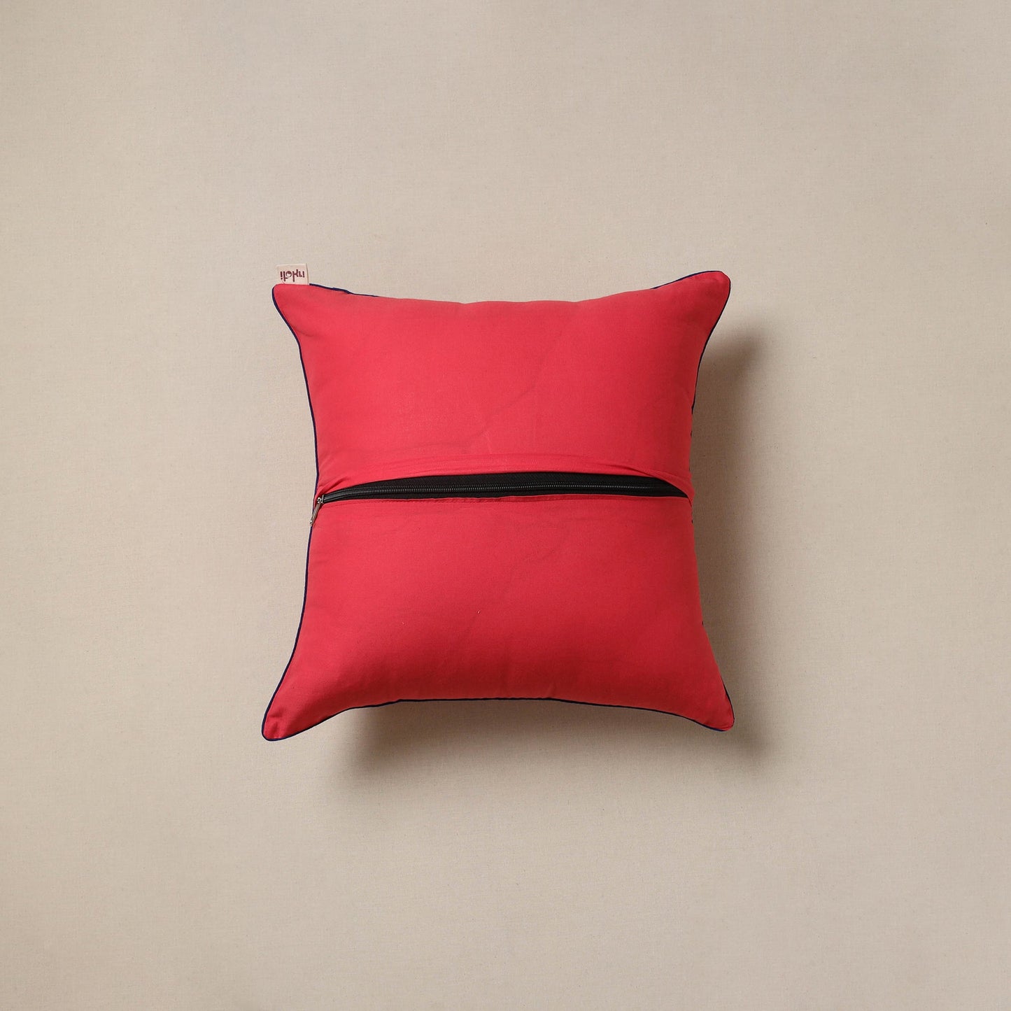 Jacquard weave cushion cover 01 - handcrafted