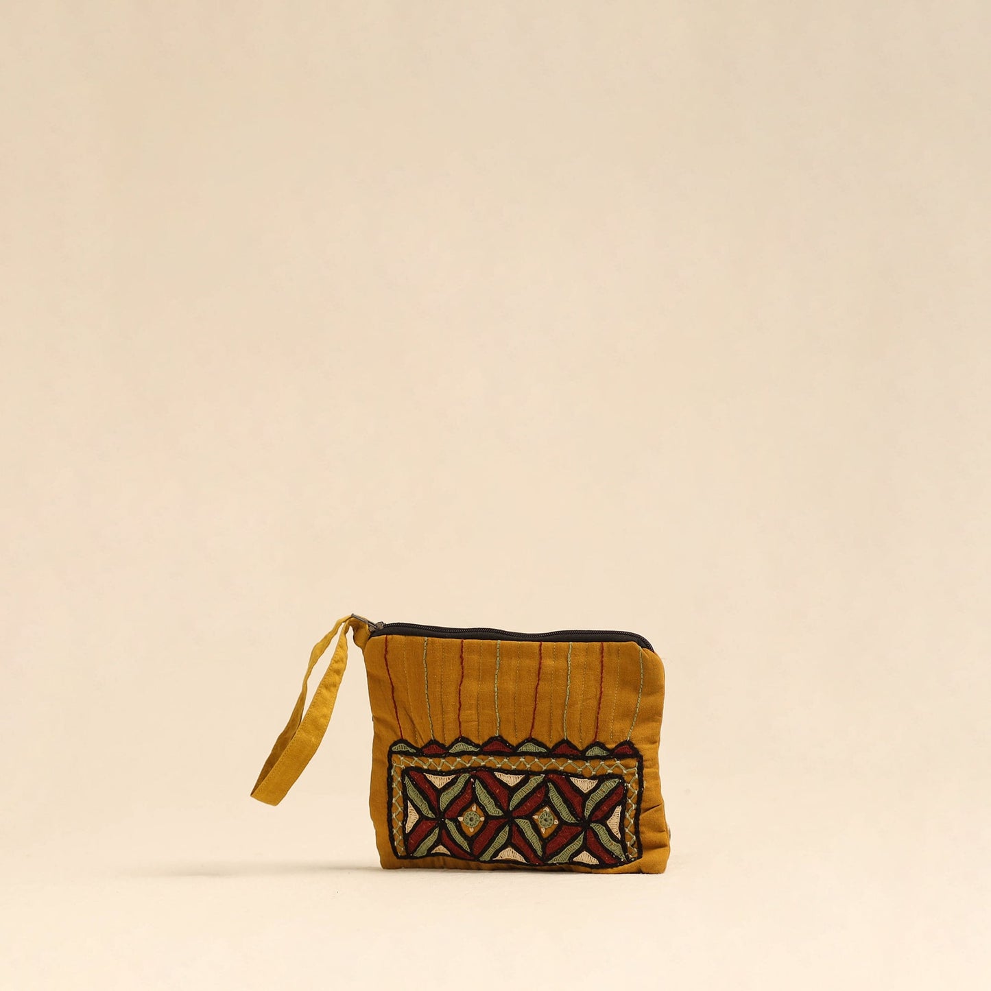 Kala Raksha Jat Hand Embroidered Cotton Coin Purse