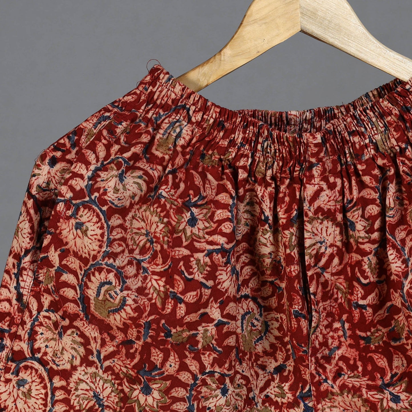 Kalamkari Block Printed Cotton Unisex Boxer/Shorts