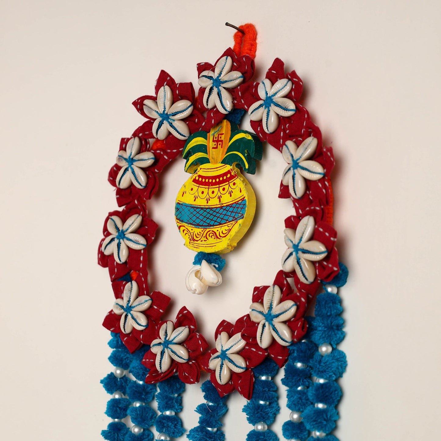 Ganesha- Handmade Wool Wall Hanging