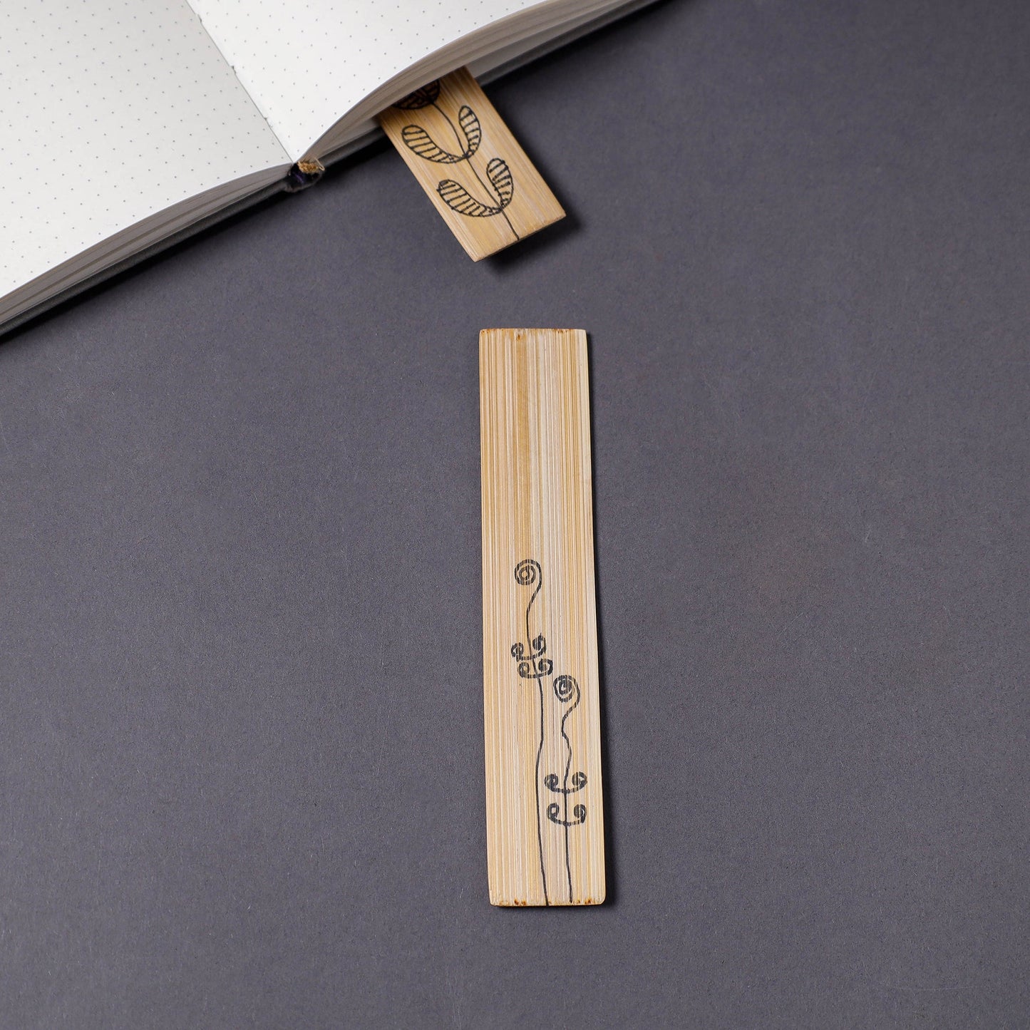 Buy Kerala Handpainted Bamboo Bookmark