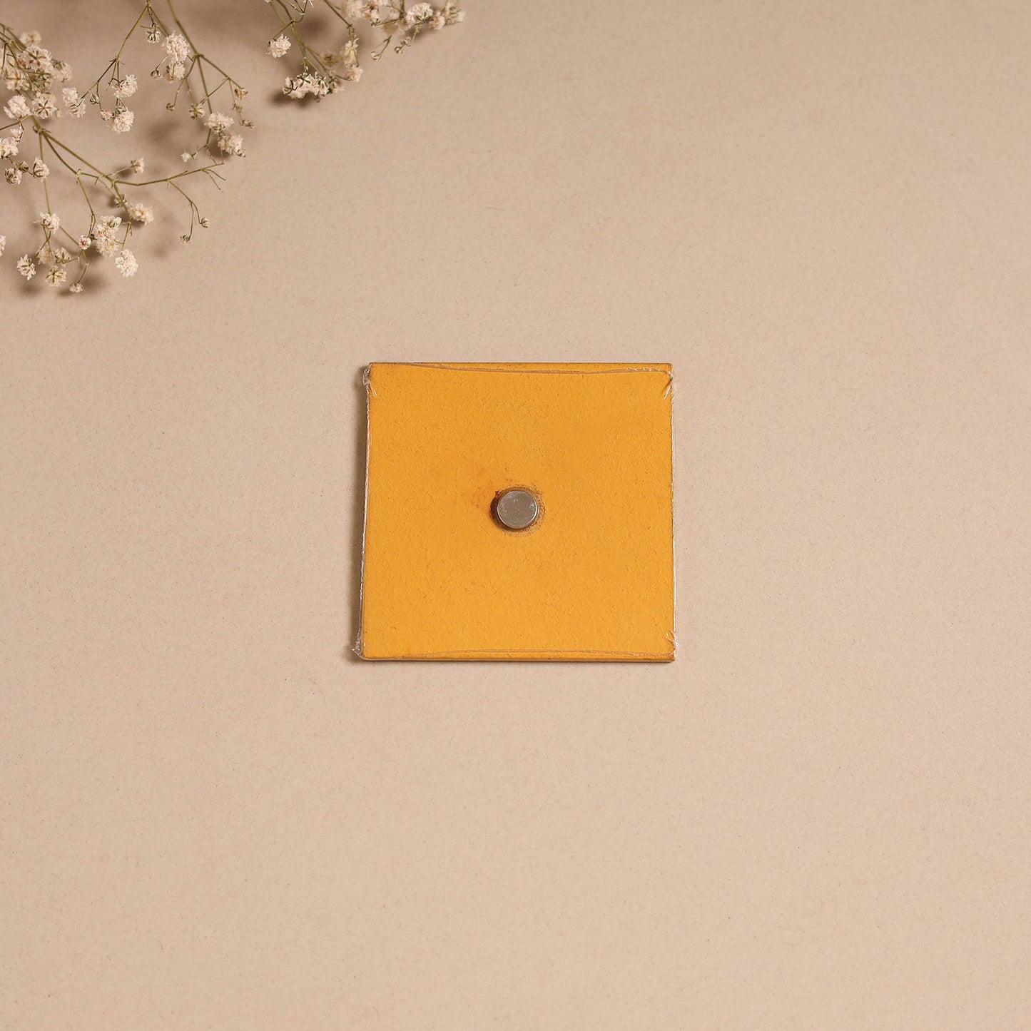 Kerala mural handpainted wooden fridge magnet 09