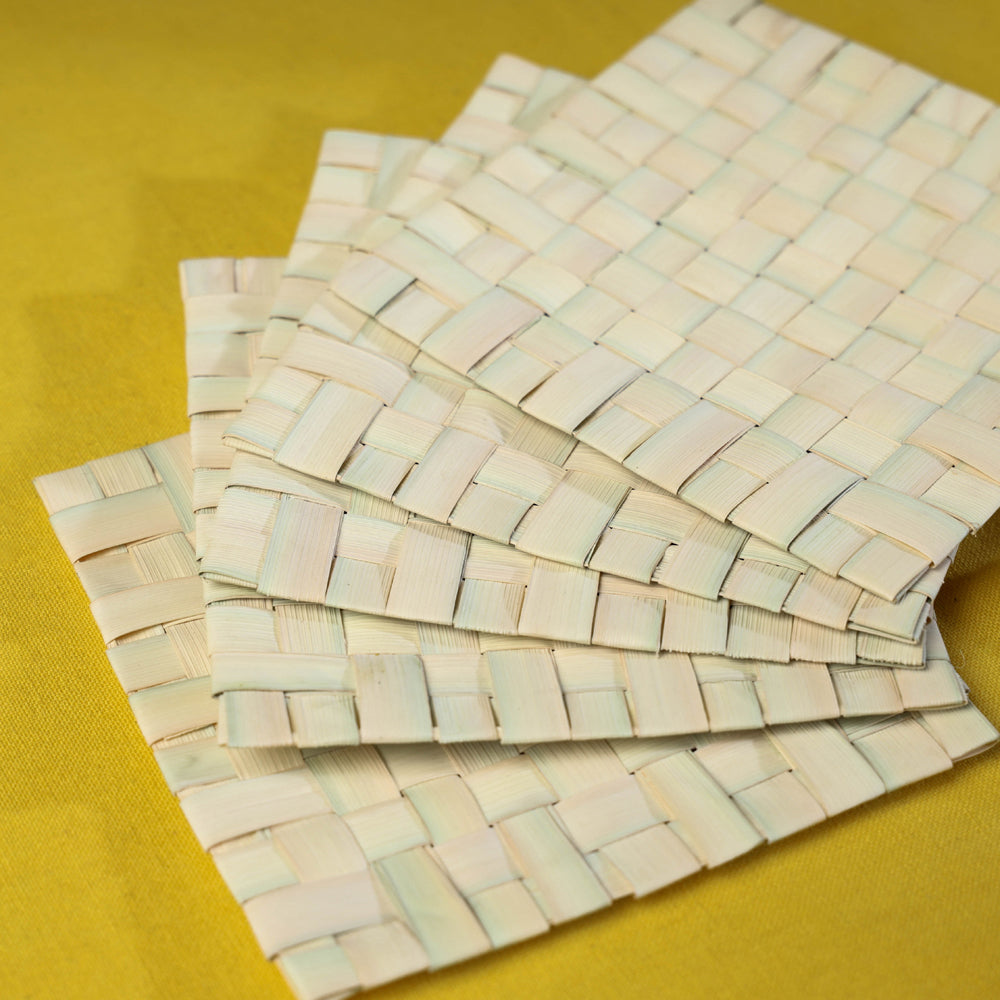 खजुरी Handmade Date-Palm Leaves Coaster