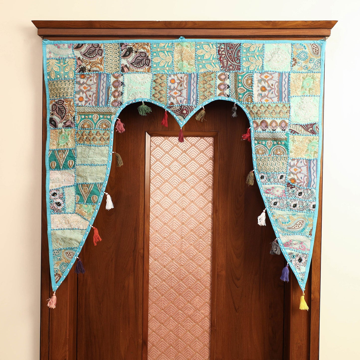 Khambadiya Patchwork Cotton Bandarwal Toran Hanging