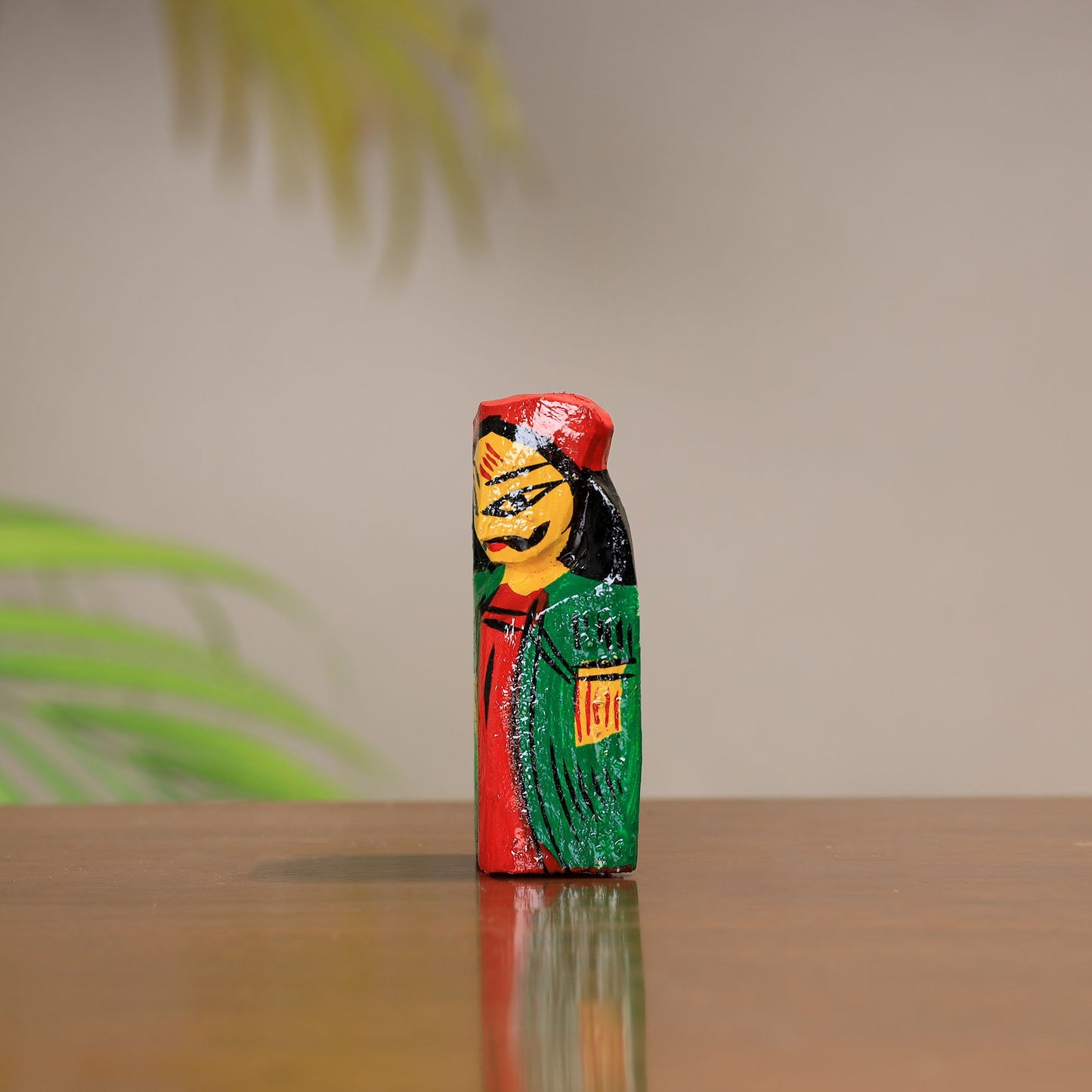 King & queen - traditional burdwan wood craft handpainted