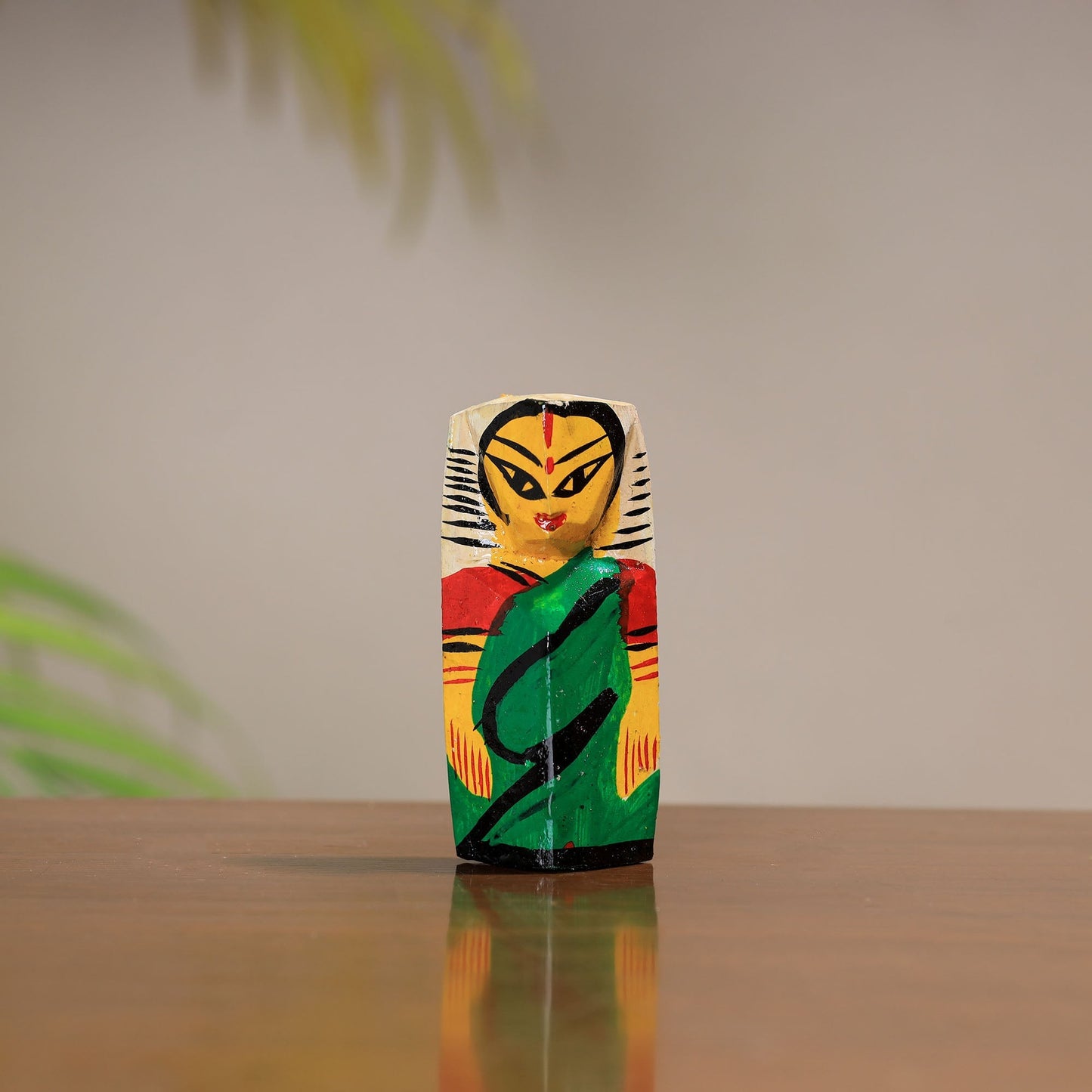 King & queen - traditional burdwan wood craft handpainted