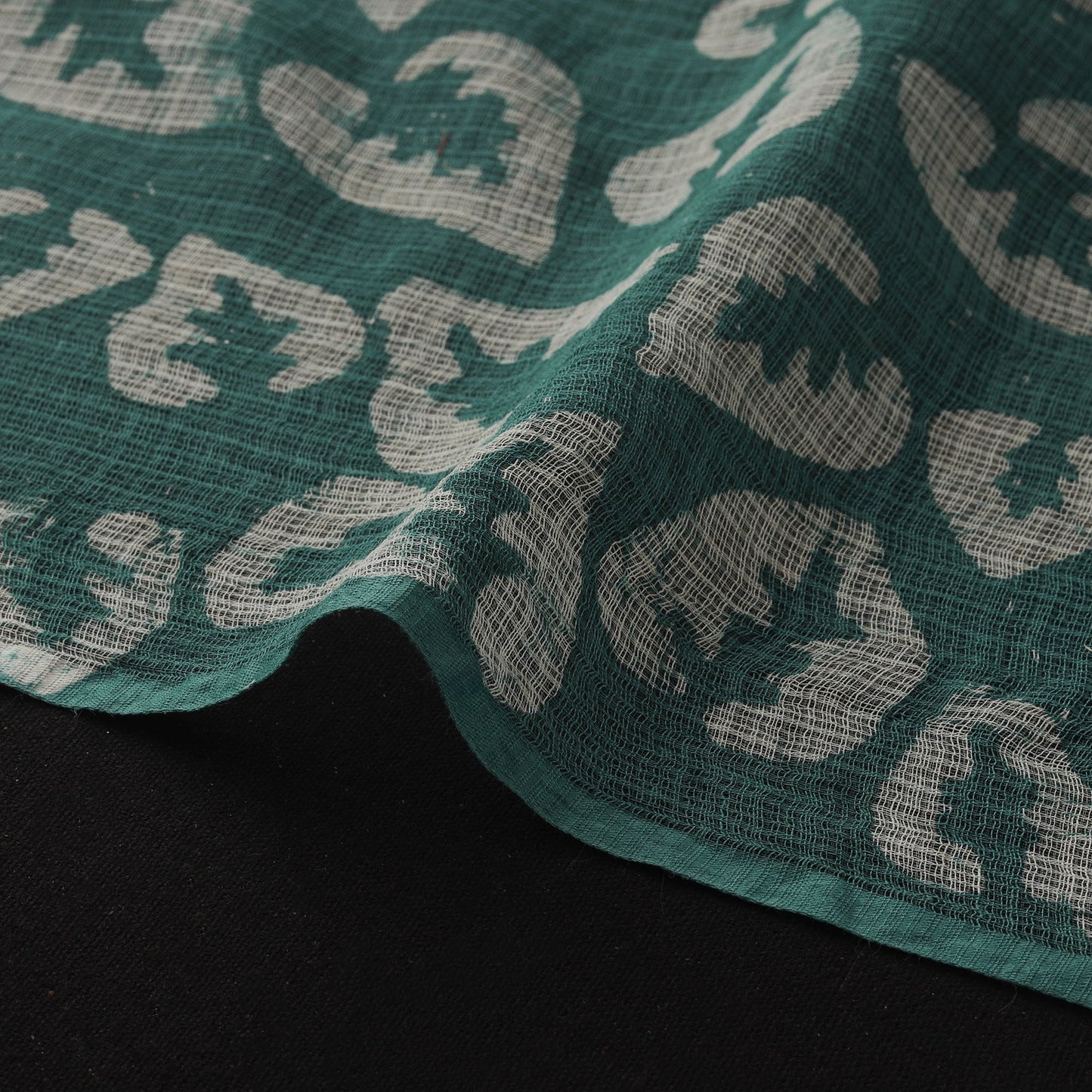 Kota doria cotton hand block batik print fabric 11