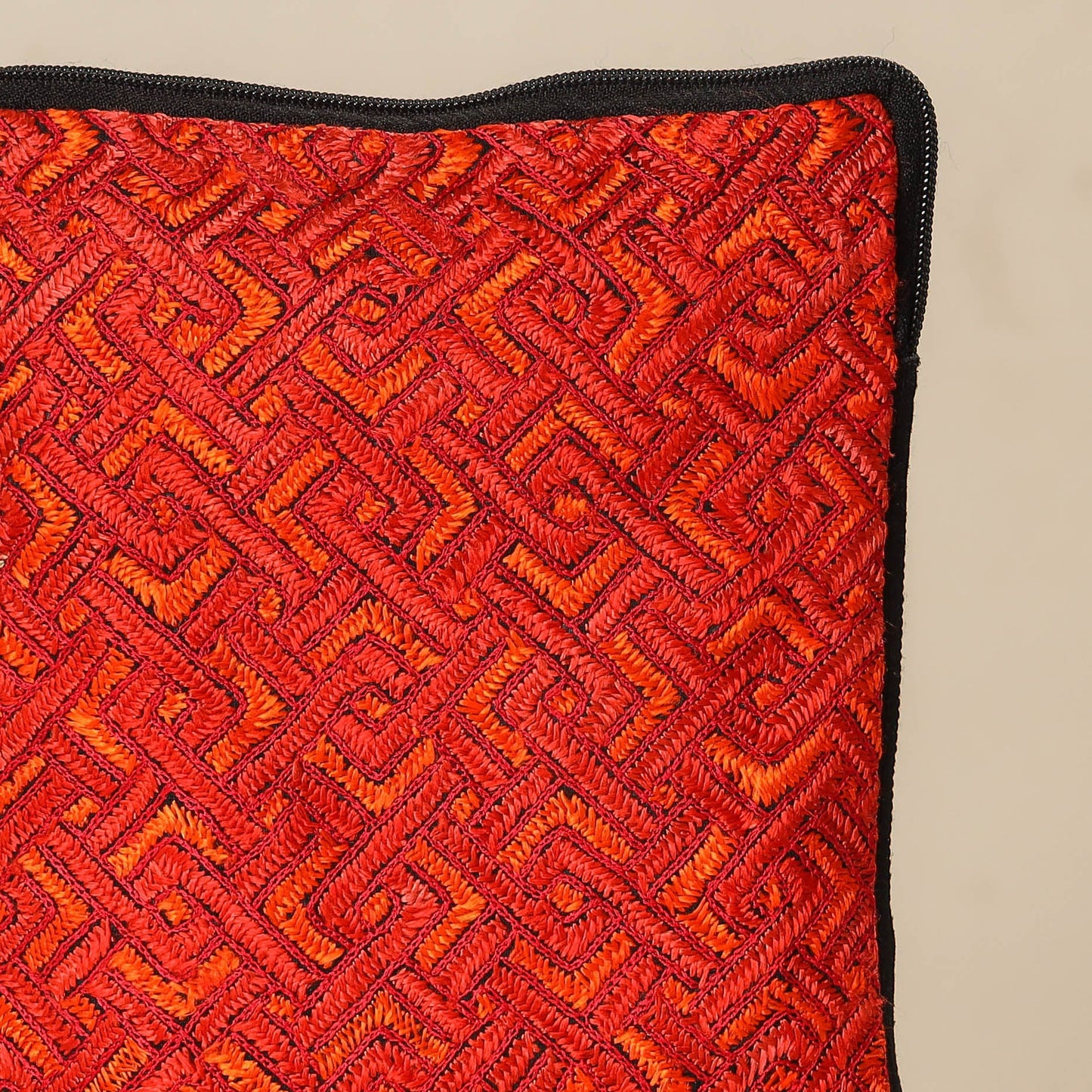 Kutch Ahir Embroidery Silk Tablet Pouch