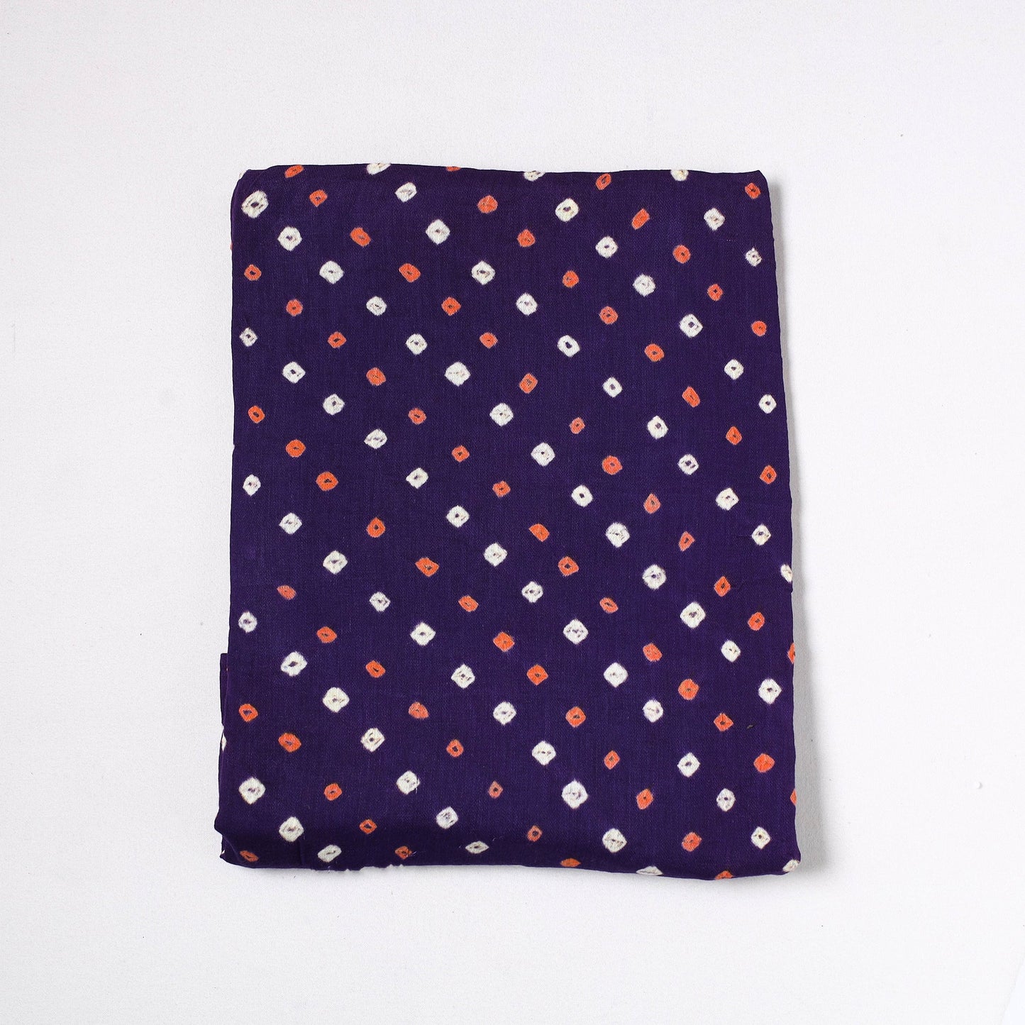 Kutch Bandhani Tie-Dye Satin Cotton Precut Fabric 42