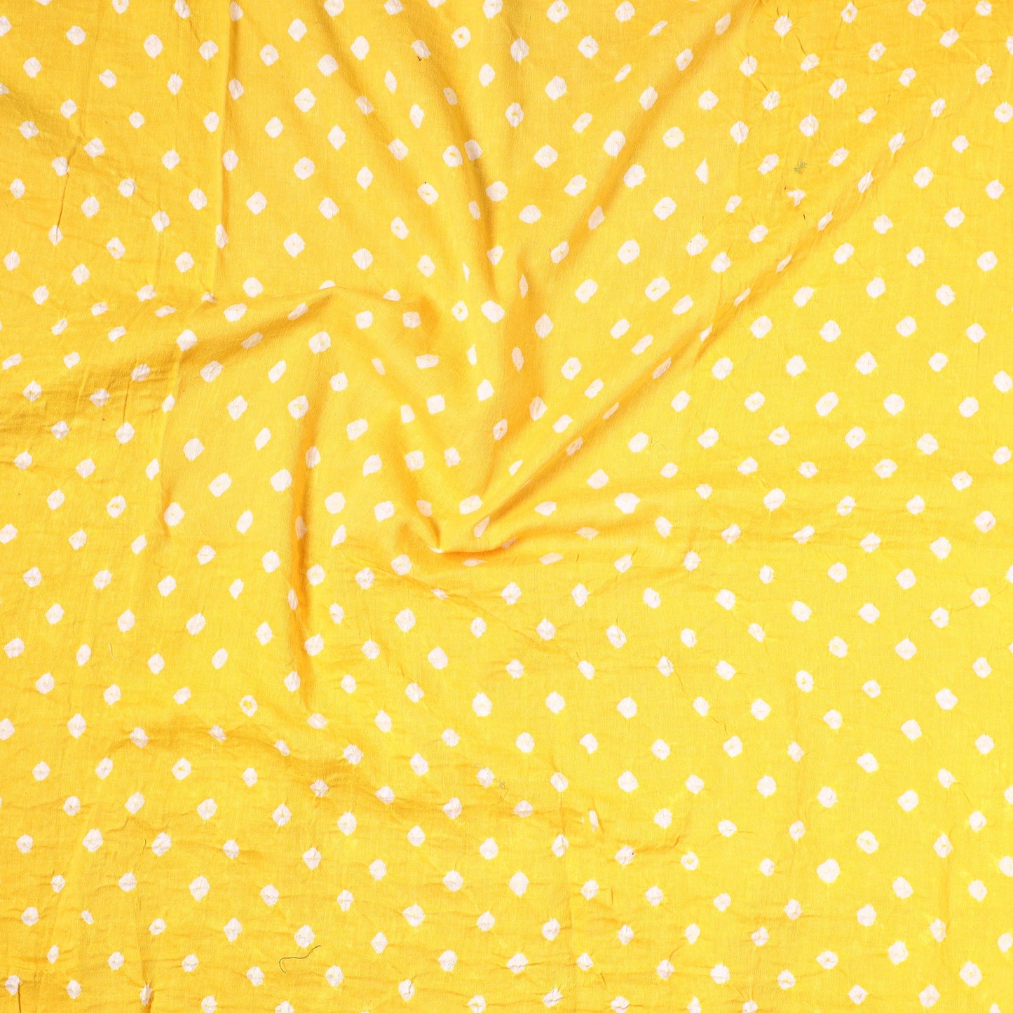 Kutch Bandhani Tie-Dye Satin Cotton Precut Fabric 45