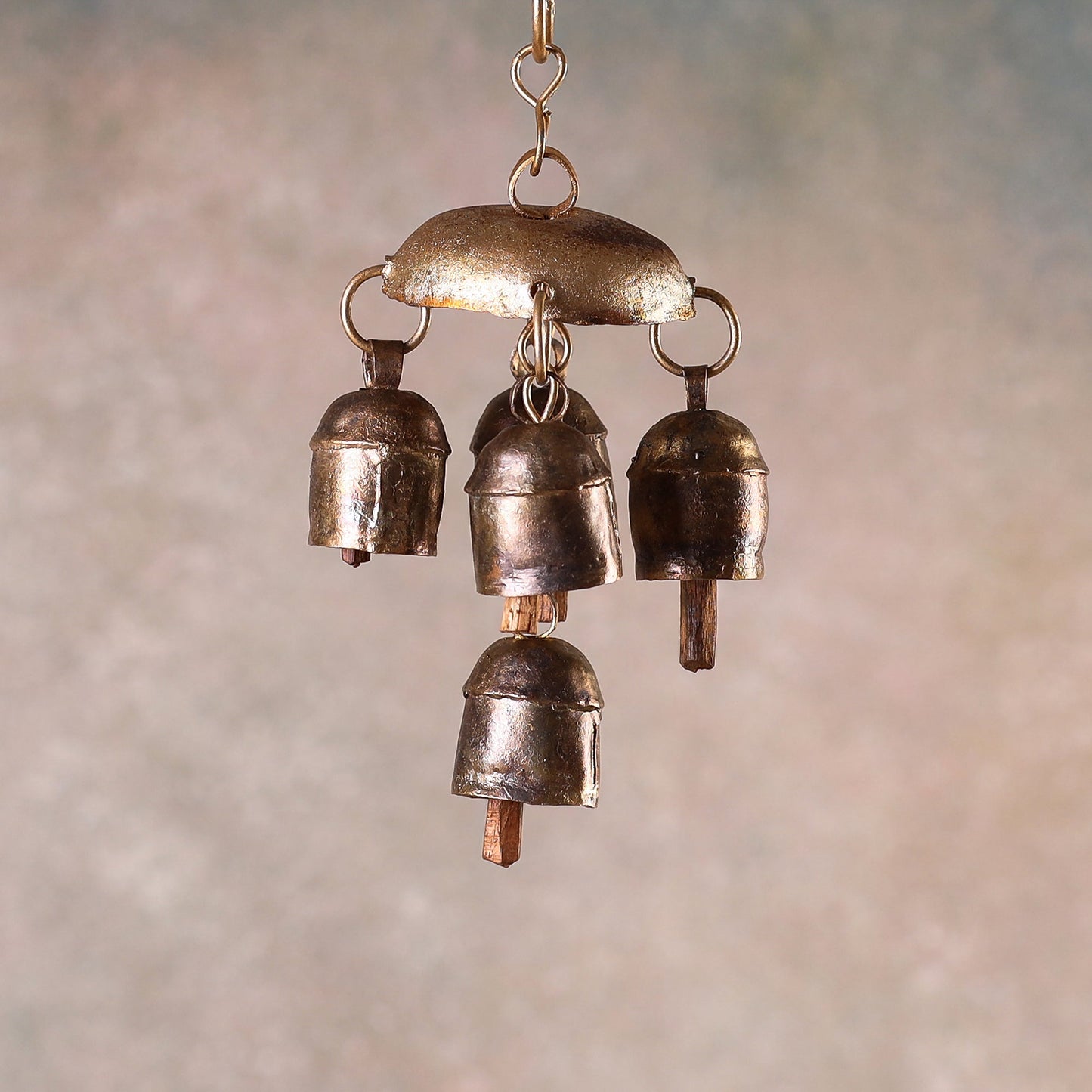 Kutch Copper Coated 12 Bell Jhoomar