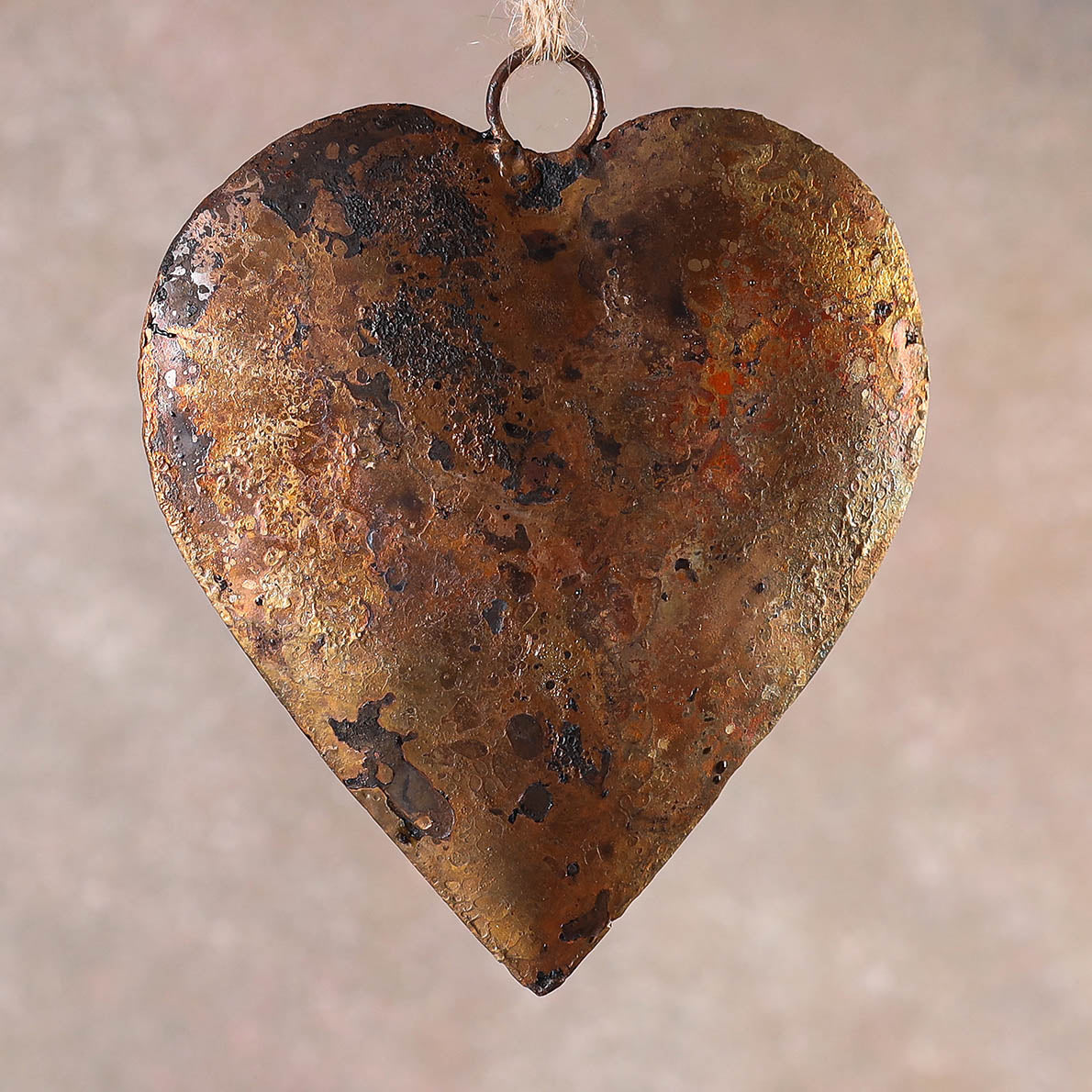 Kutch Copper Coated Heart Hanging