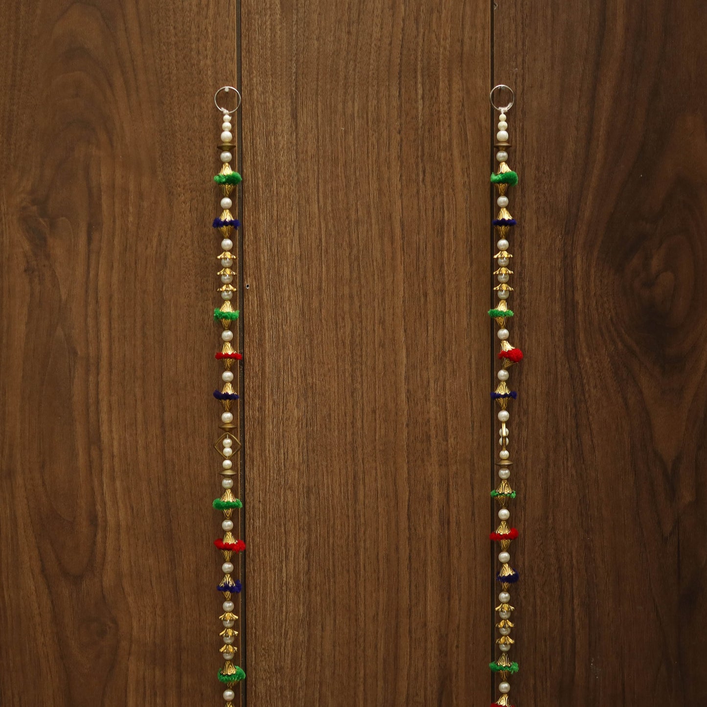 Kutch handmade bead work hanging (set of 2) 32 - handcrafted