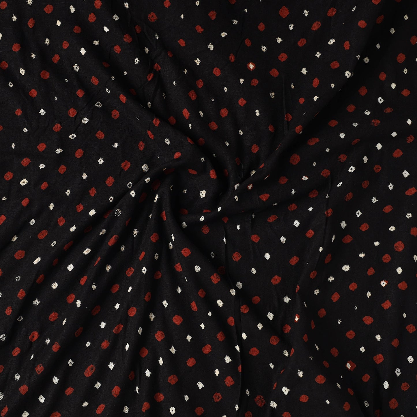 Kutch Tie-Dye Cotton Bandhani Precut Fabric