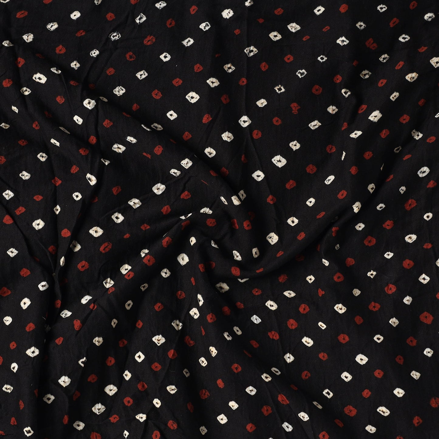 Kutch Tie-Dye Cotton Bandhani Precut Fabric