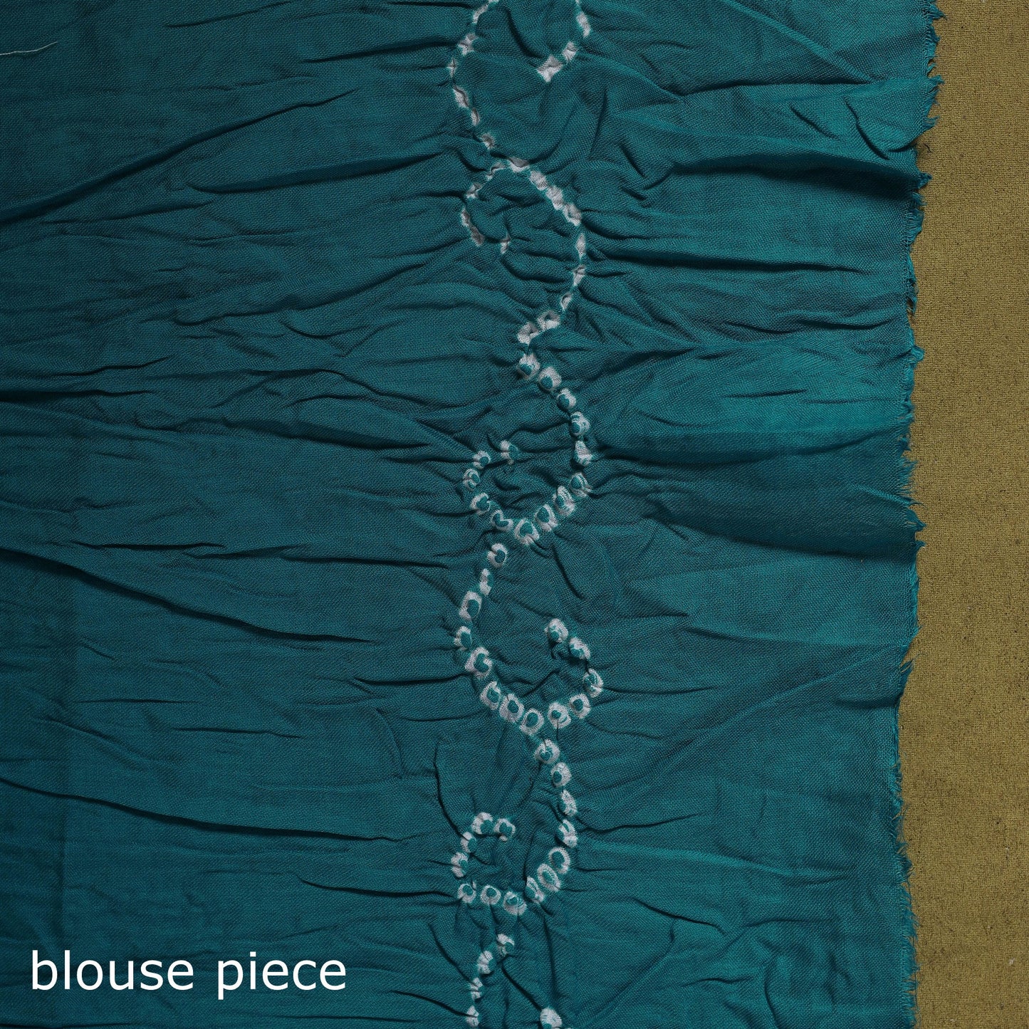 Kutch tie-dye pure cotton bandhani saree 01 - handcrafted