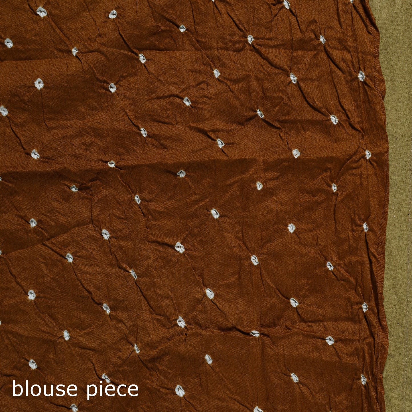 Kutch tie-dye pure cotton bandhani saree 14 - handcrafted