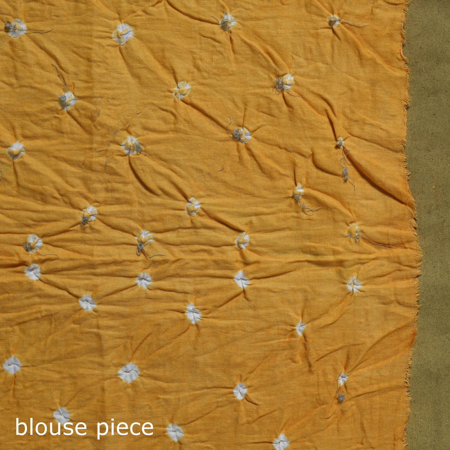 Kutch tie-dye pure cotton bandhani saree 32 - handcrafted