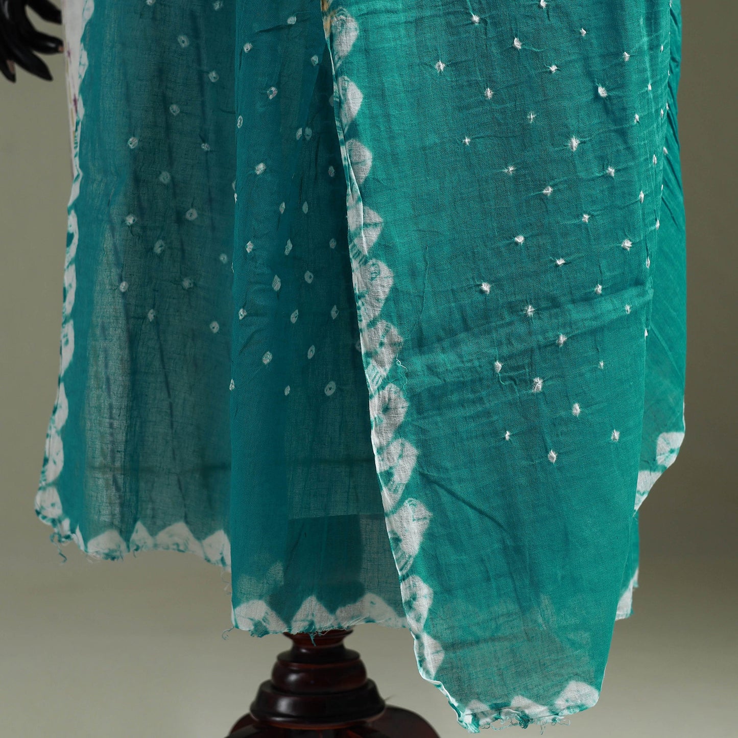 Kutch tie-dye pure mul cotton bandhani dupatta 25
