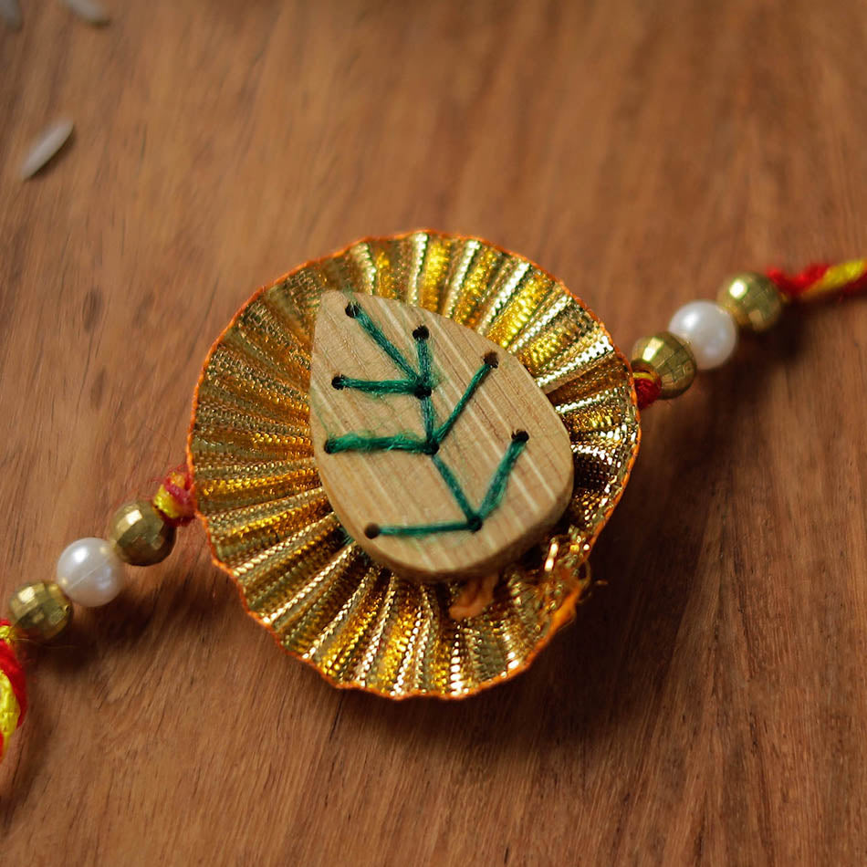 Handmade Bamboo Craft Beadwork Rakhi by Baansuli 25