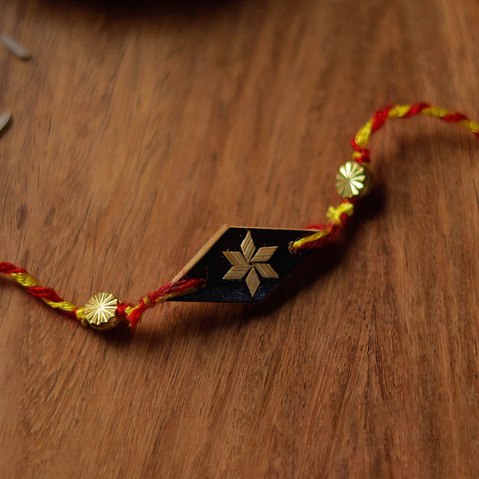 Handmade Bamboo Craft Beadwork Rakhi by Baansuli 29