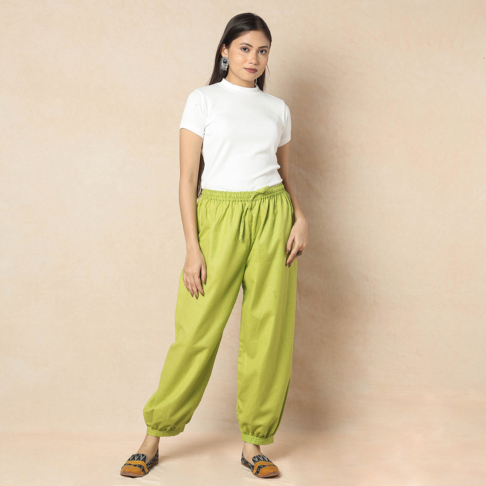 Flex Cotton Plain Elasticated Pant