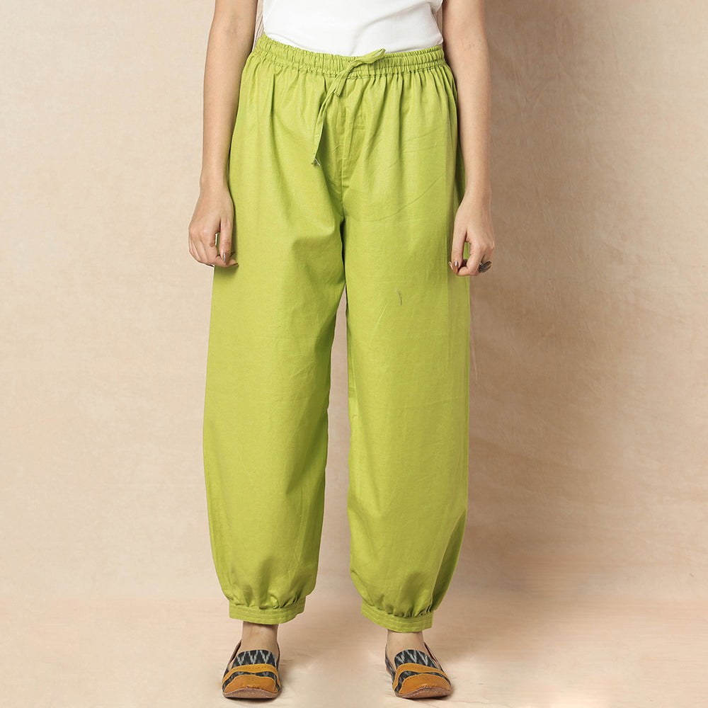 Flex Cotton Plain Elasticated Pant