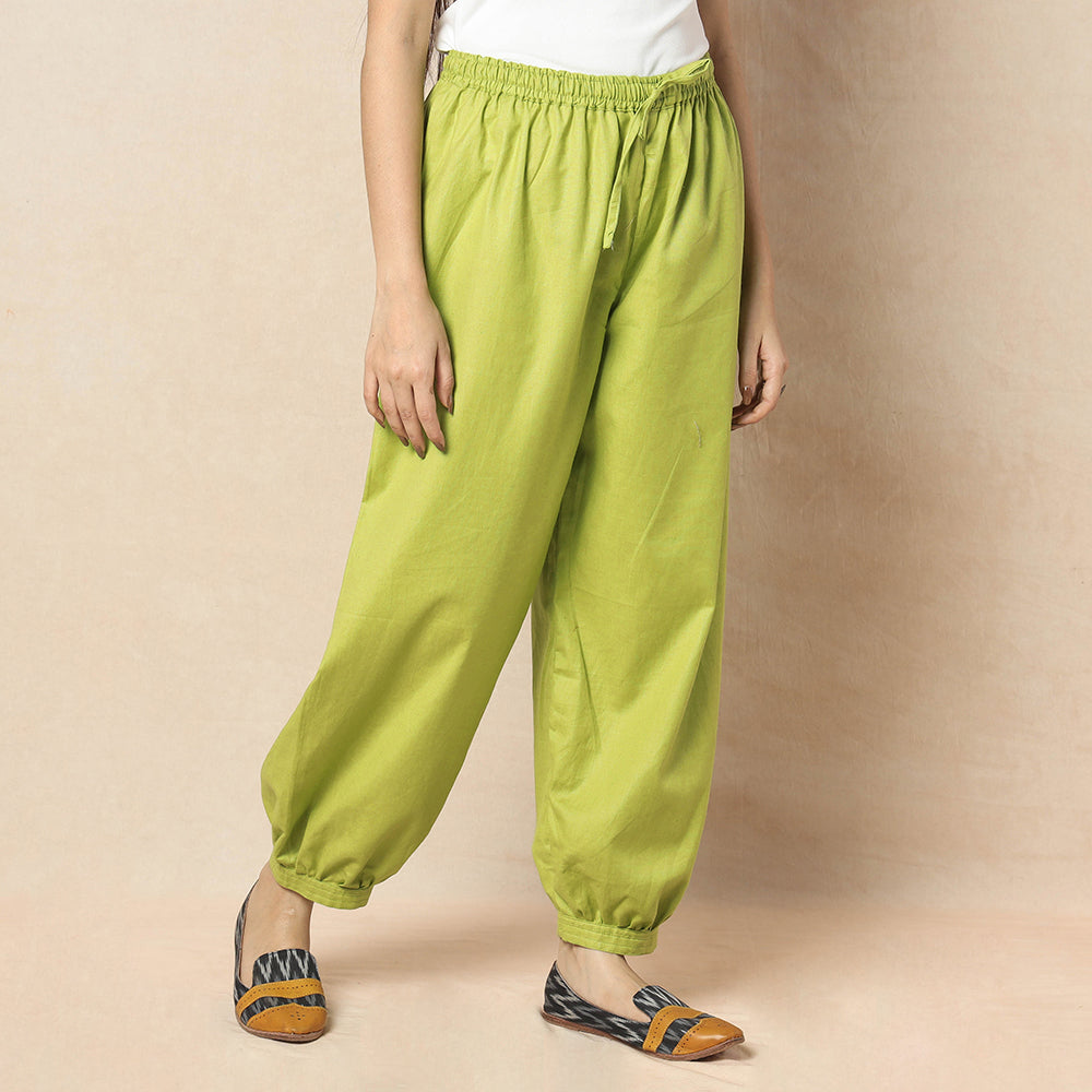 Flex Cotton Plain Elasticated Pant