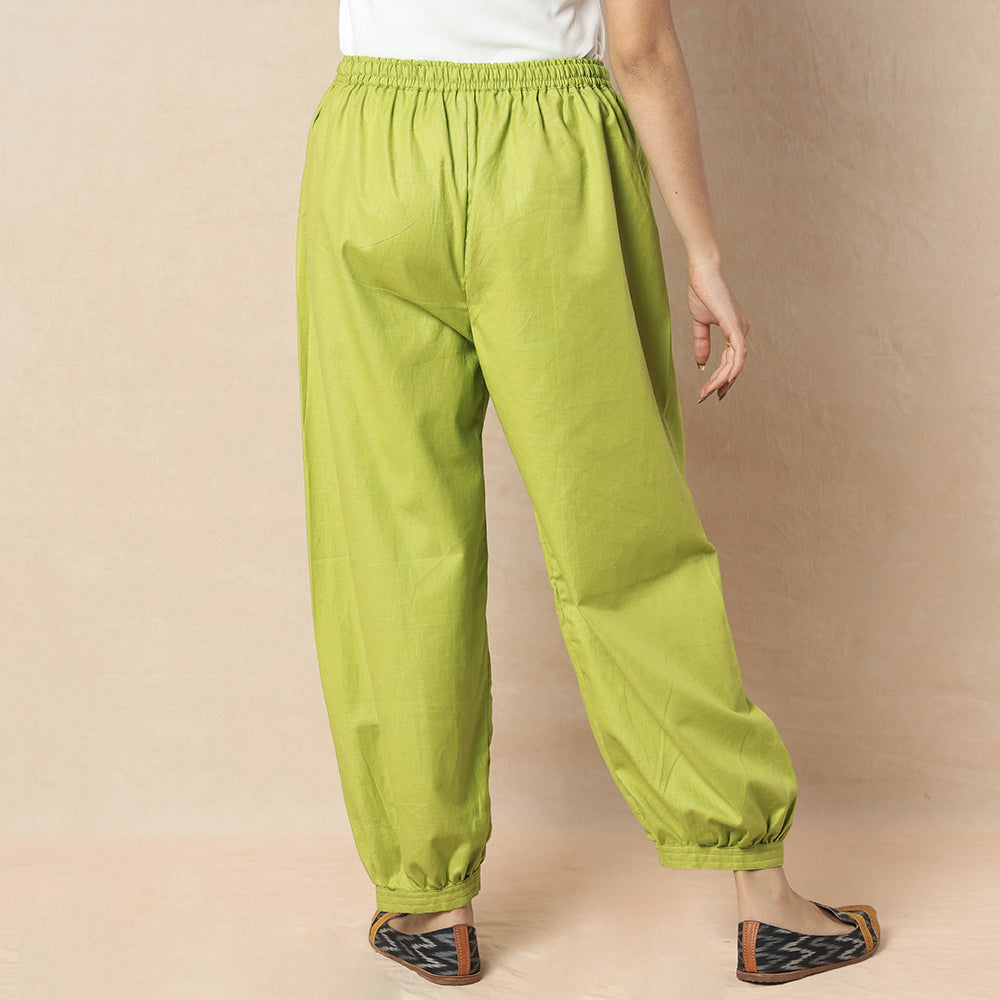 Flex Cotton Plain Elasticated Pant