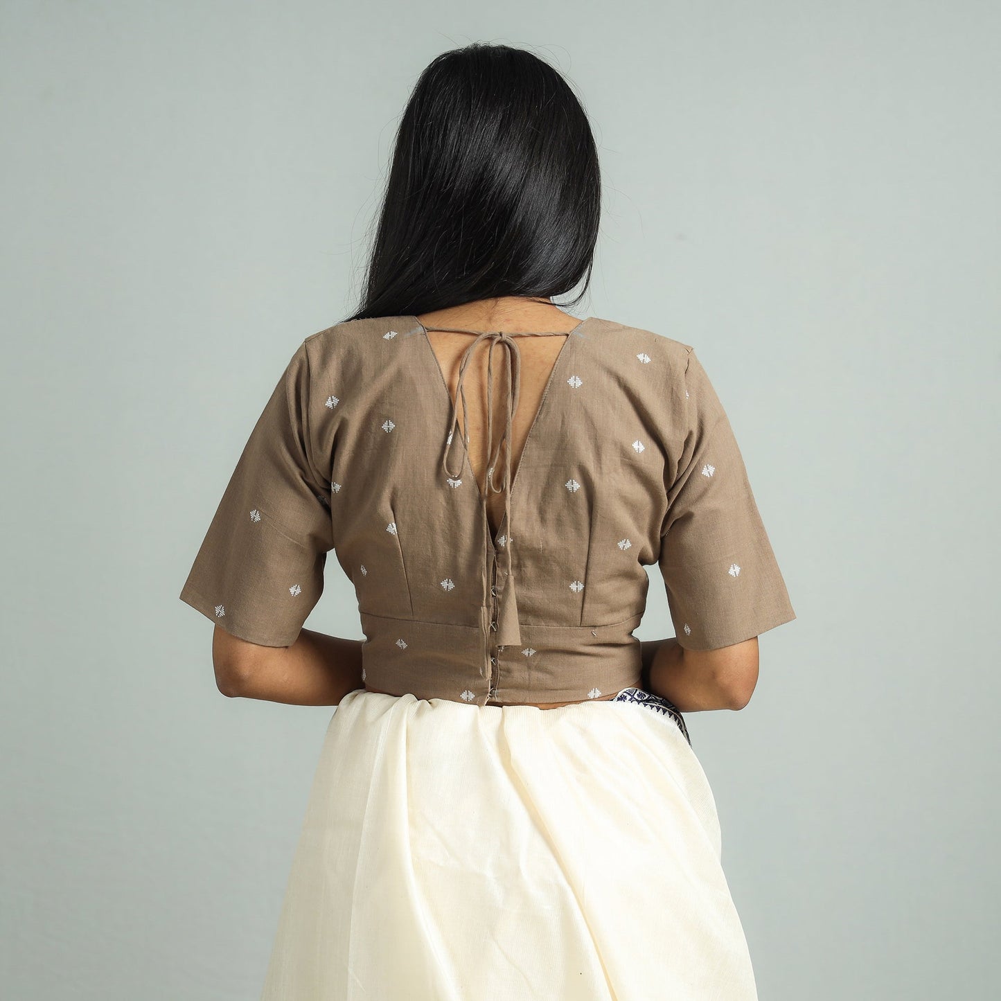 Jacquard Stitched Blouse
