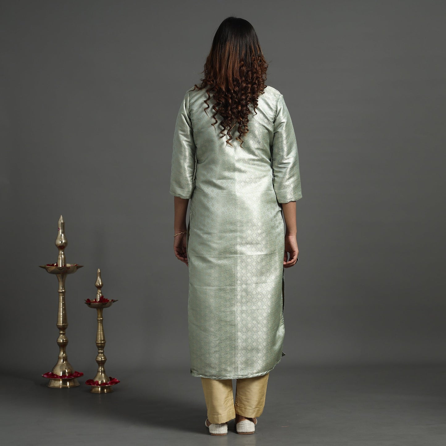 Banarasi Silk Kurta with Pant Set