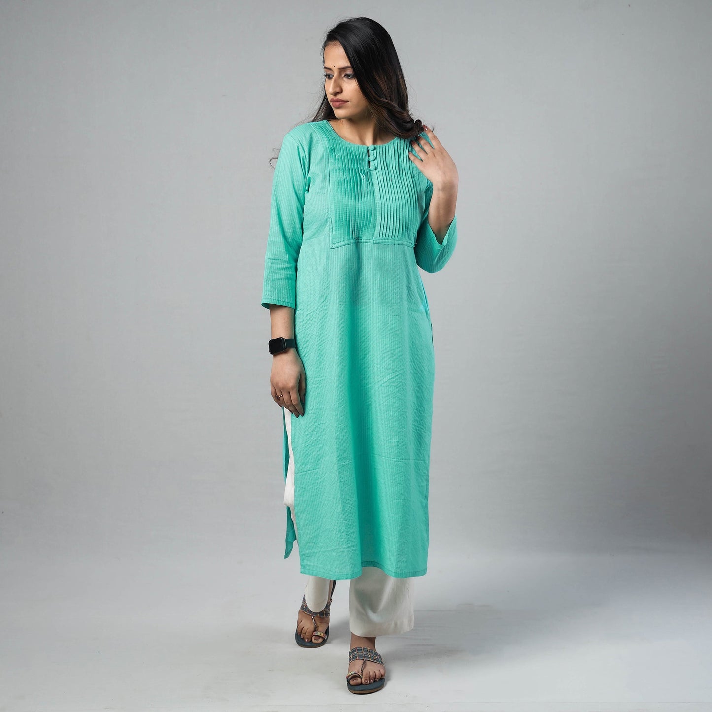plain cotton kurta