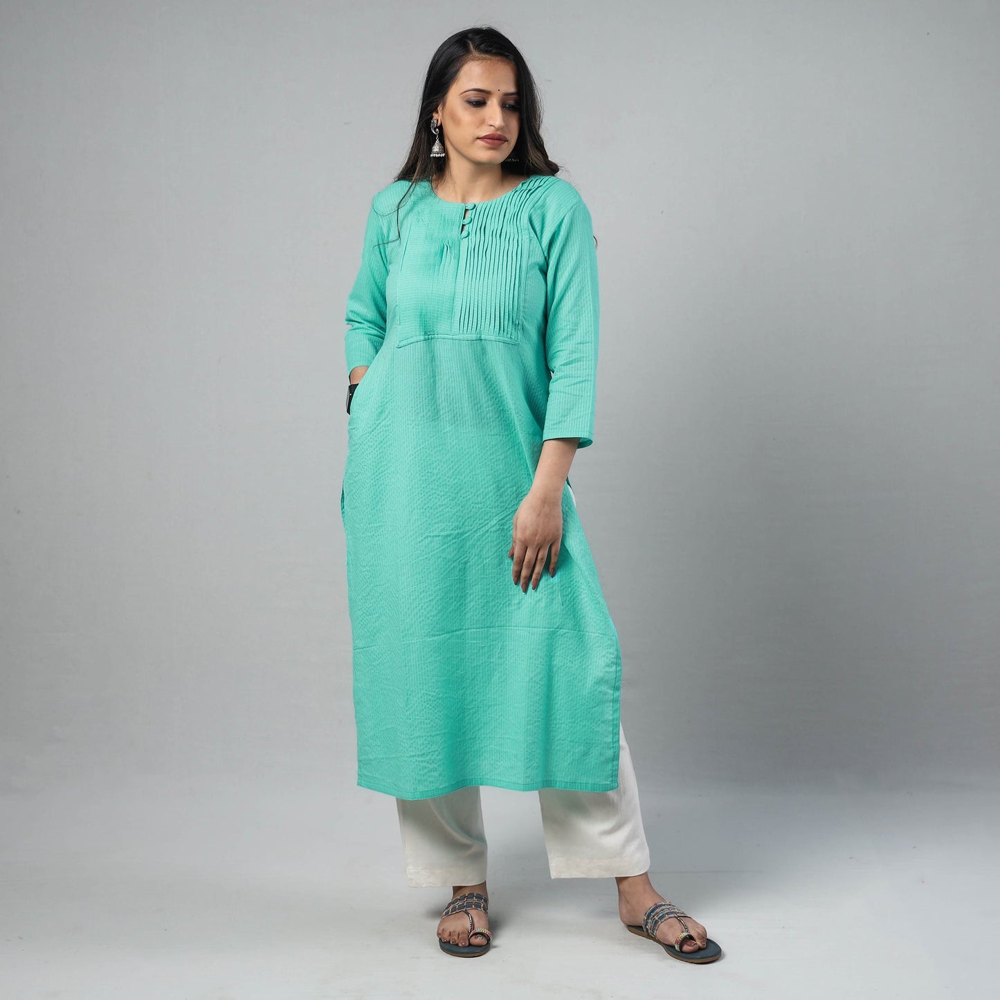plain cotton kurta