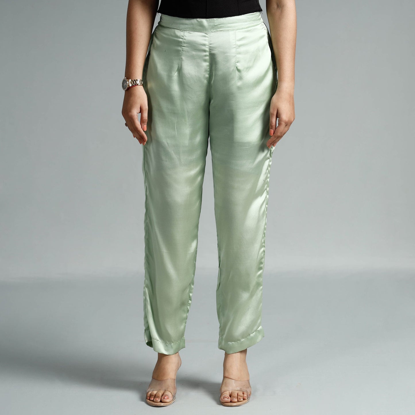 Buy Plain Modal Silk Elasticated Pant Online at iTokri.com