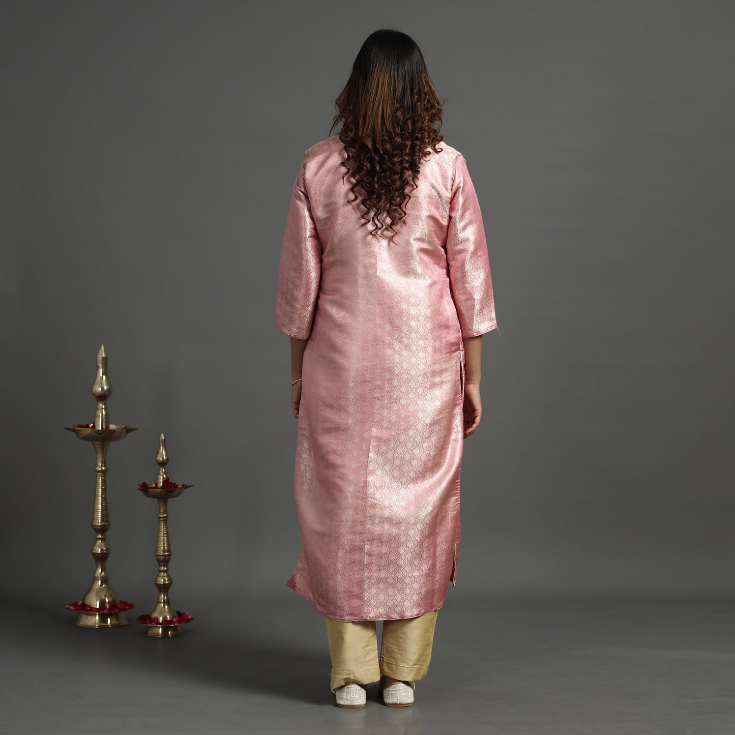 Banarasi Silk Kurta with Pant Set