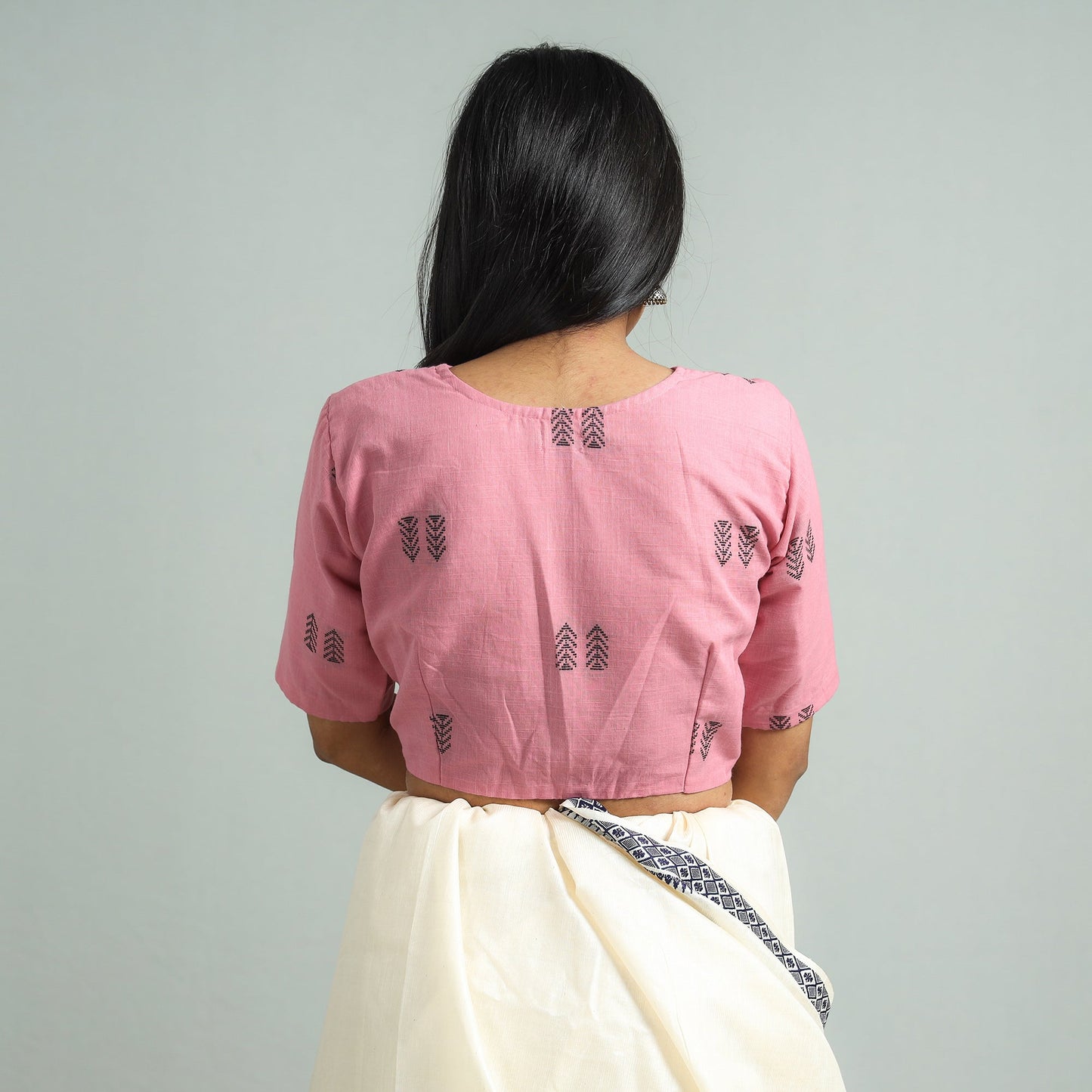 Jacquard Stitched Blouse