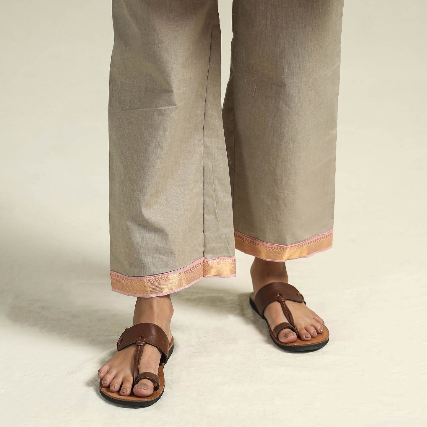 Mangalagiri Kurta with Palazzo & Dupatta Set