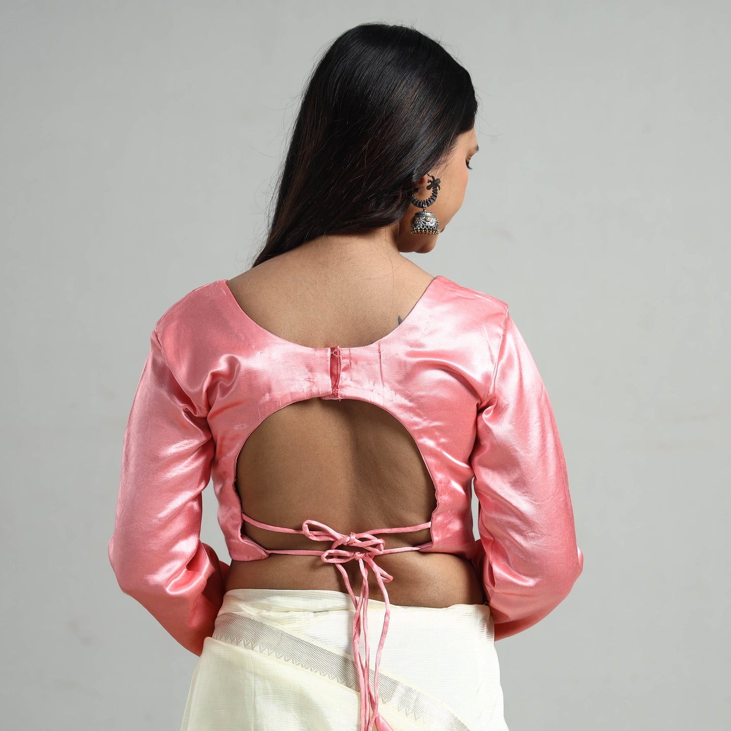 Buy Mashru Silk Plain Stitched Blouse Online at iTokri.com