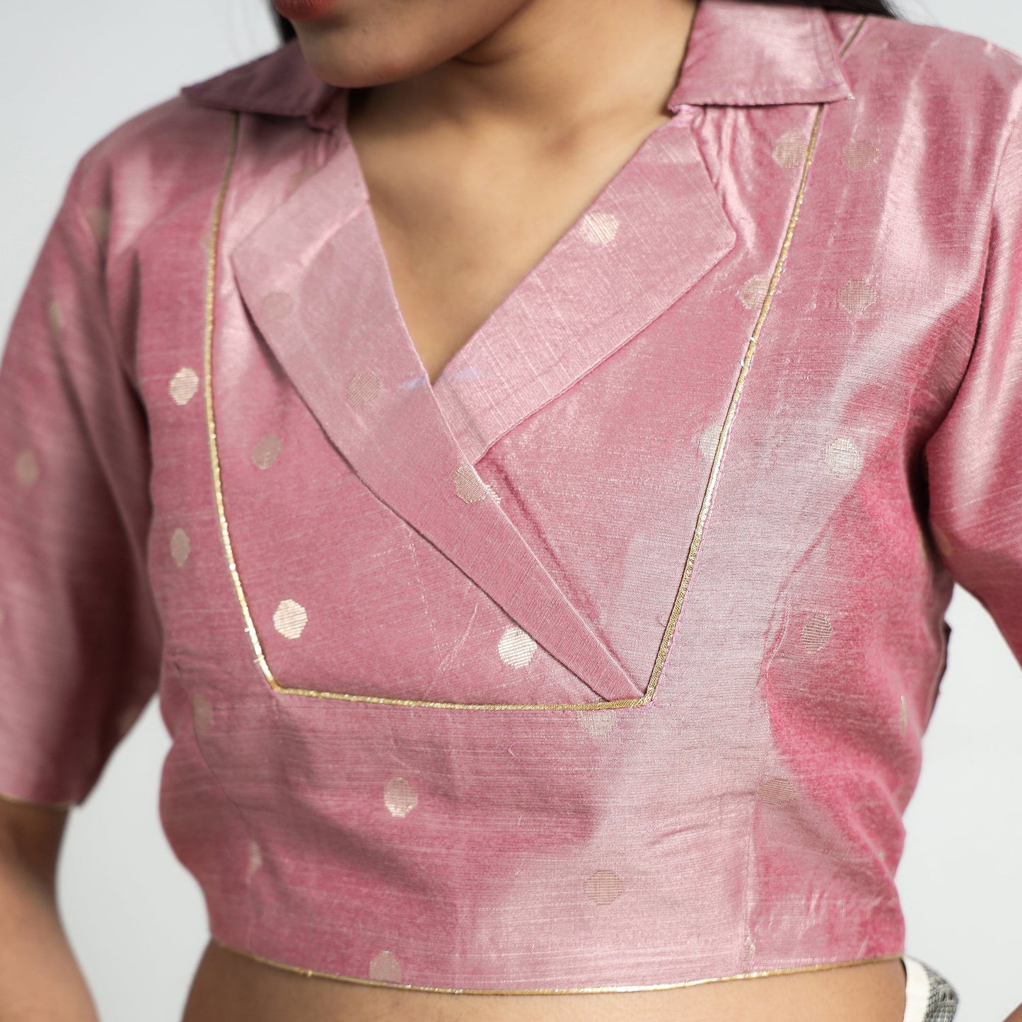 Silk Stitched Blouse