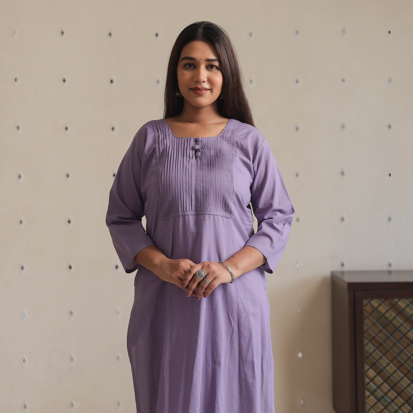Plain Cotton Long Kurta