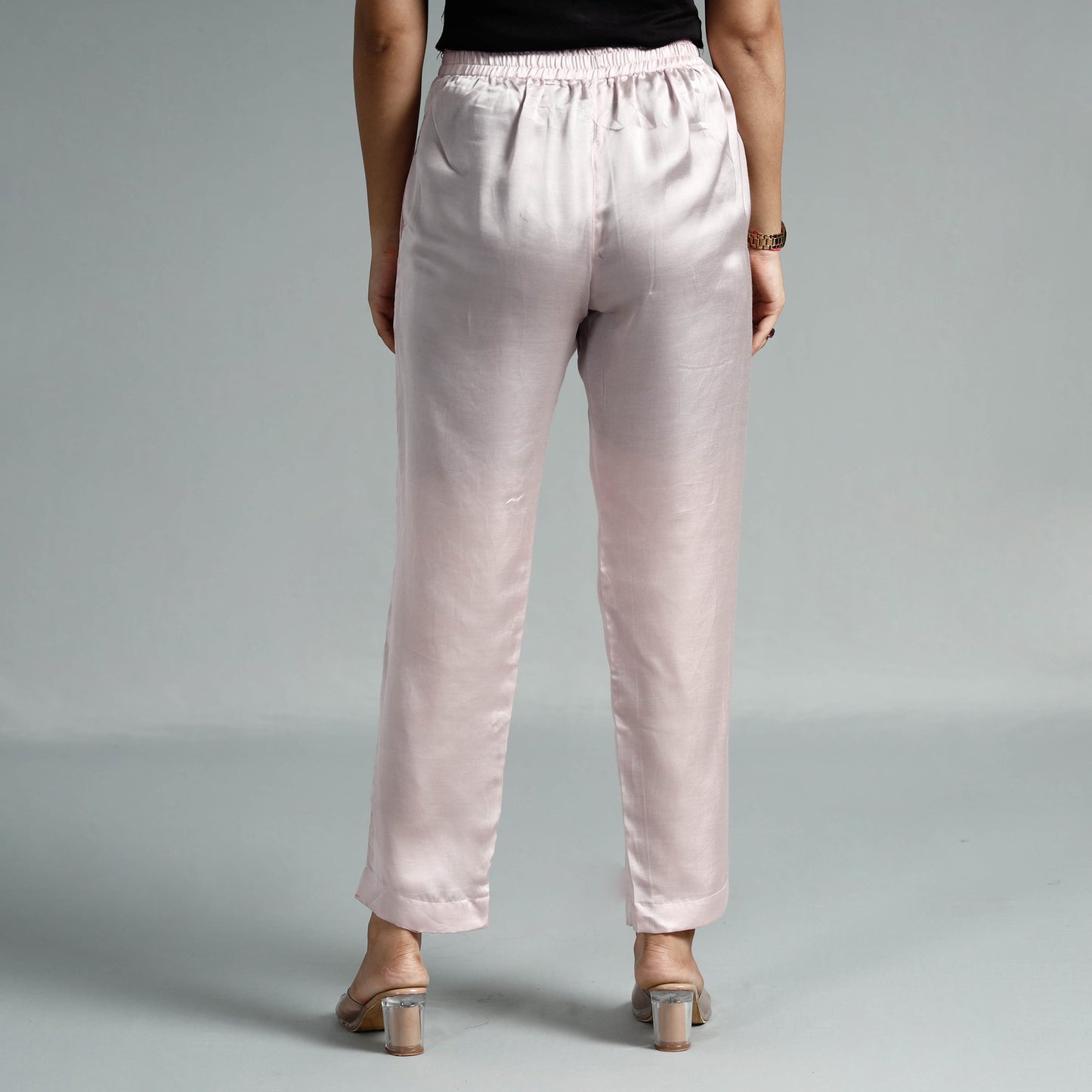 Buy Plain Modal Silk Elasticated Pant Online at iTokri.com