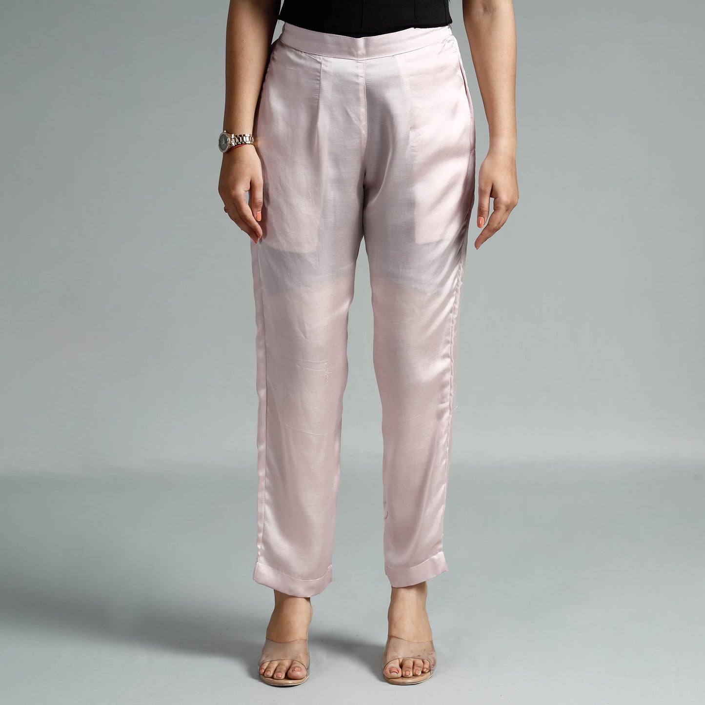 Buy Plain Modal Silk Elasticated Pant Online at iTokri.com