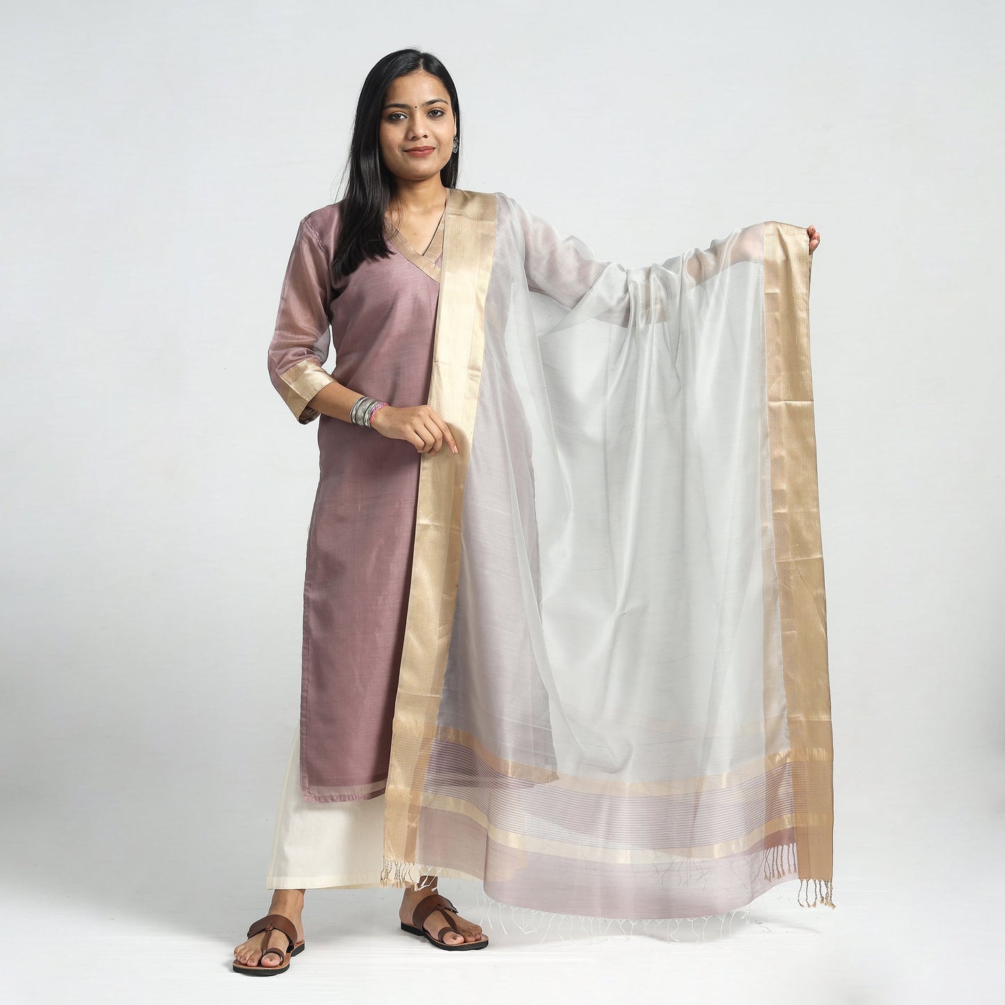 Maheshwari Kurta with Dupatta Set